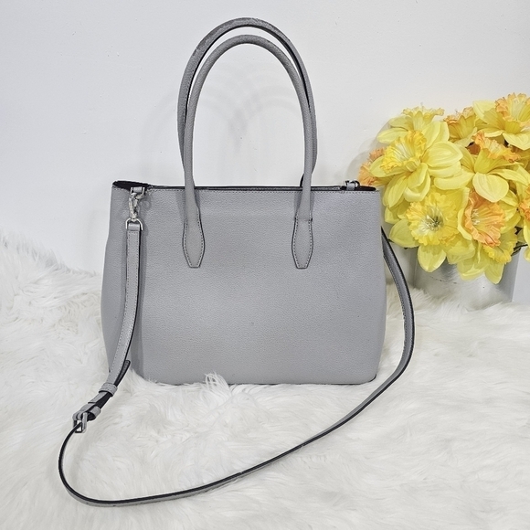 Kate Spade Eva top zip gray satchel - Picture 9 of 17